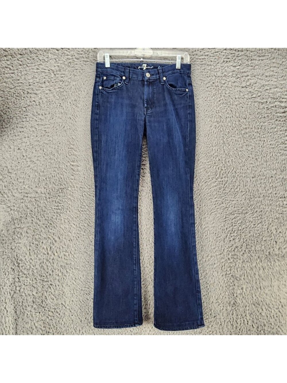 7 For All Mankind Jeans Womens 26 Kimmie Blue Stretch Denim Bootcut *Read*